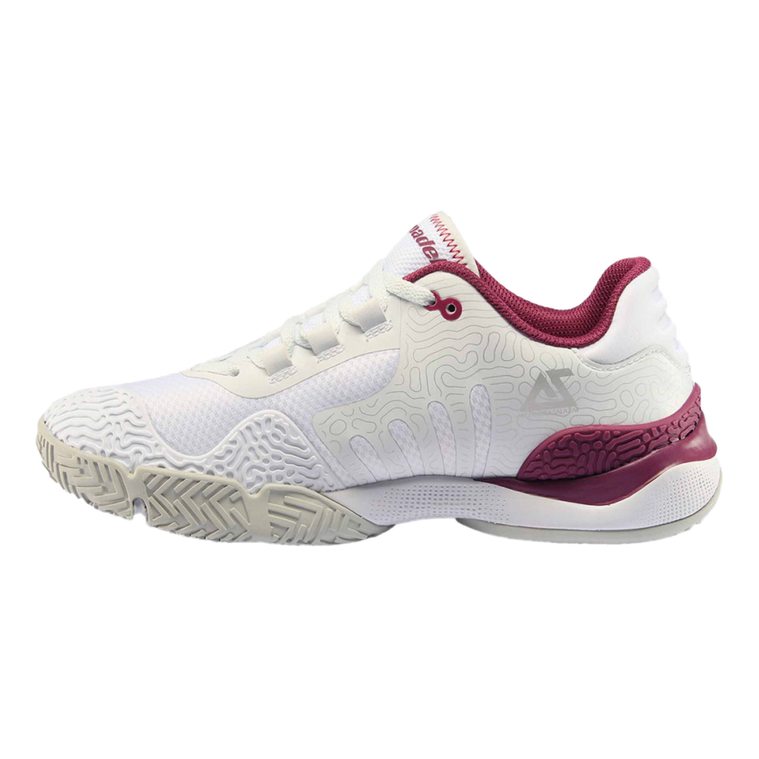 Flow Hybrid Fly 22v Padelschuh Damen - Weiß, Berry