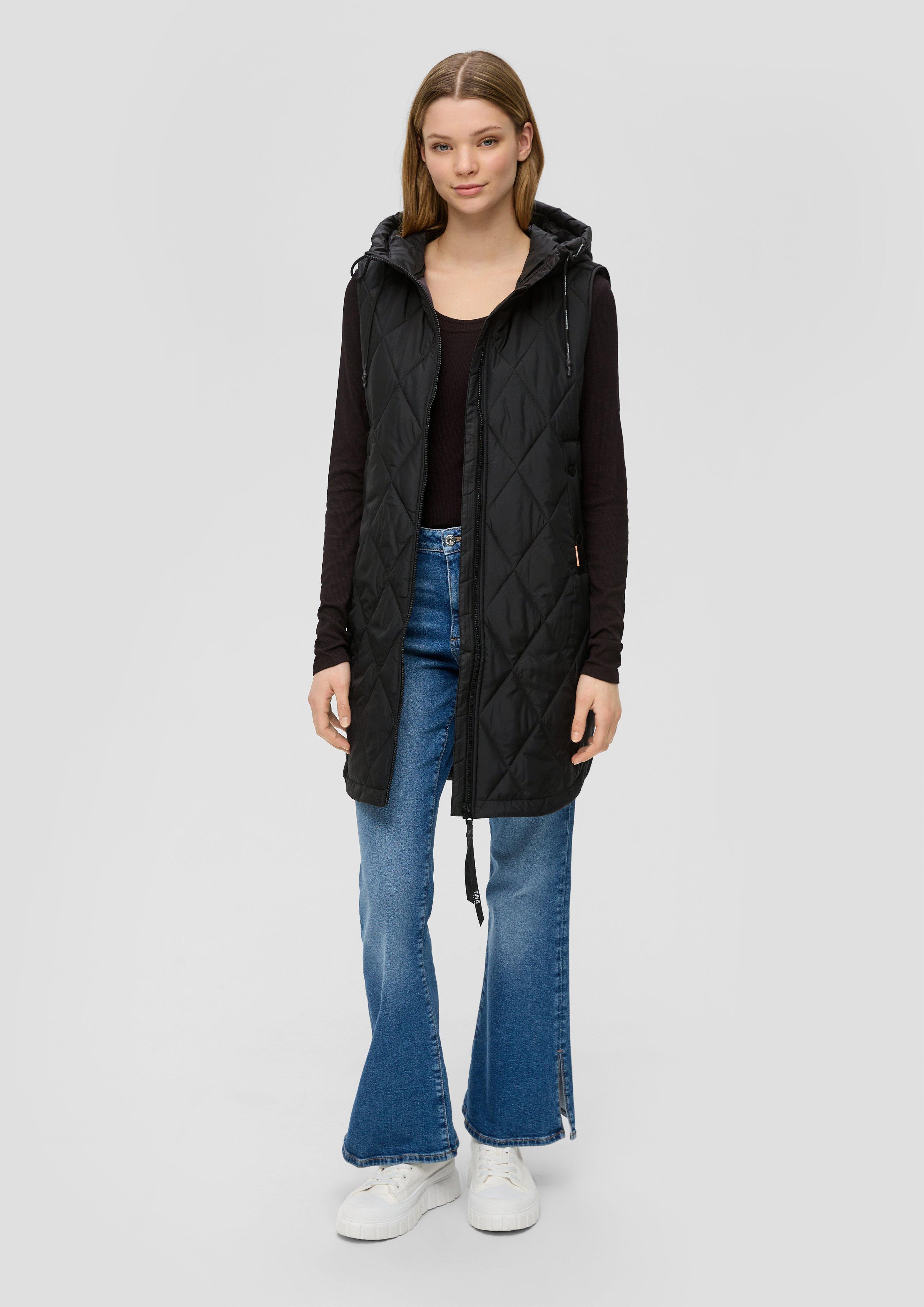 Leichte Steppjacke mit Kapuze  2140310-9999