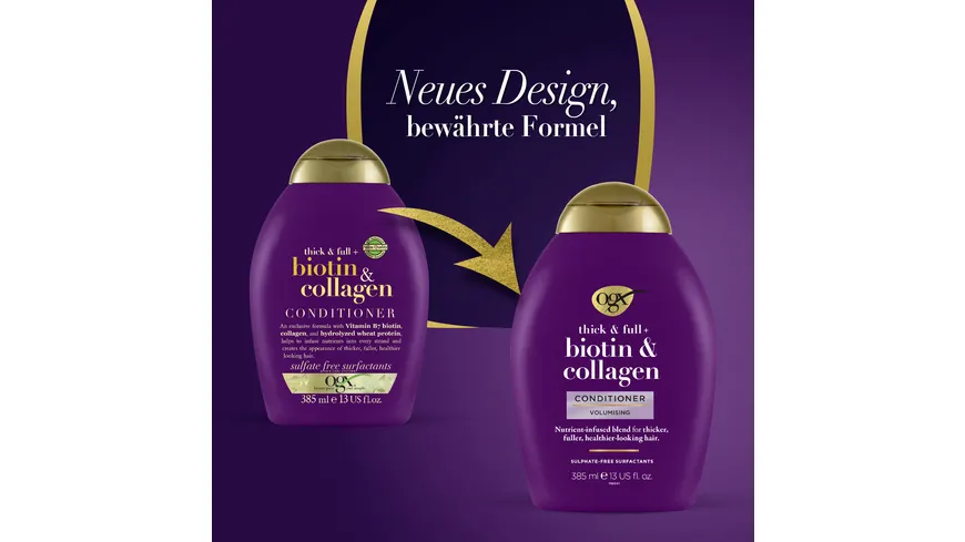 OGX thick & full + biotin & collagen CONDITIONER 385ml 385 ml