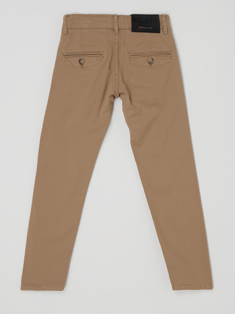 Chino mit Stretch-Anteil in beige
