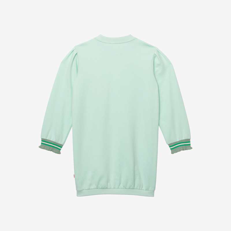 Robe-sweat fille arc-en-ciel verte Catimini