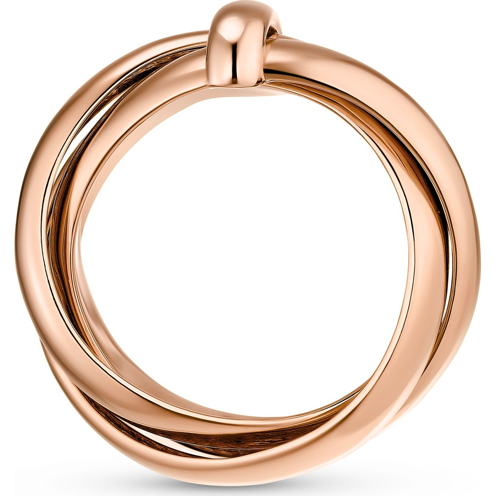 Jette Bague pour femme 925 Argent or rose Bague