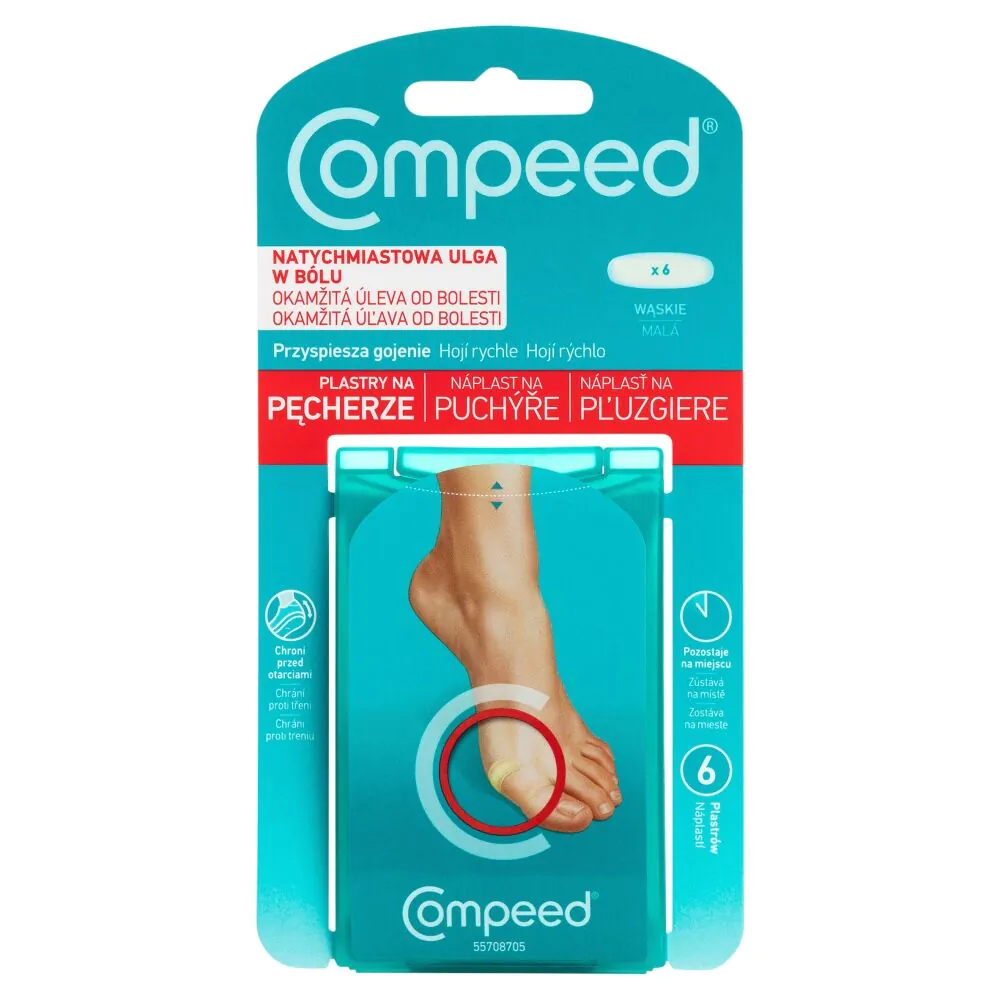 „Compeed“ pleistrai siauroms pūslėms