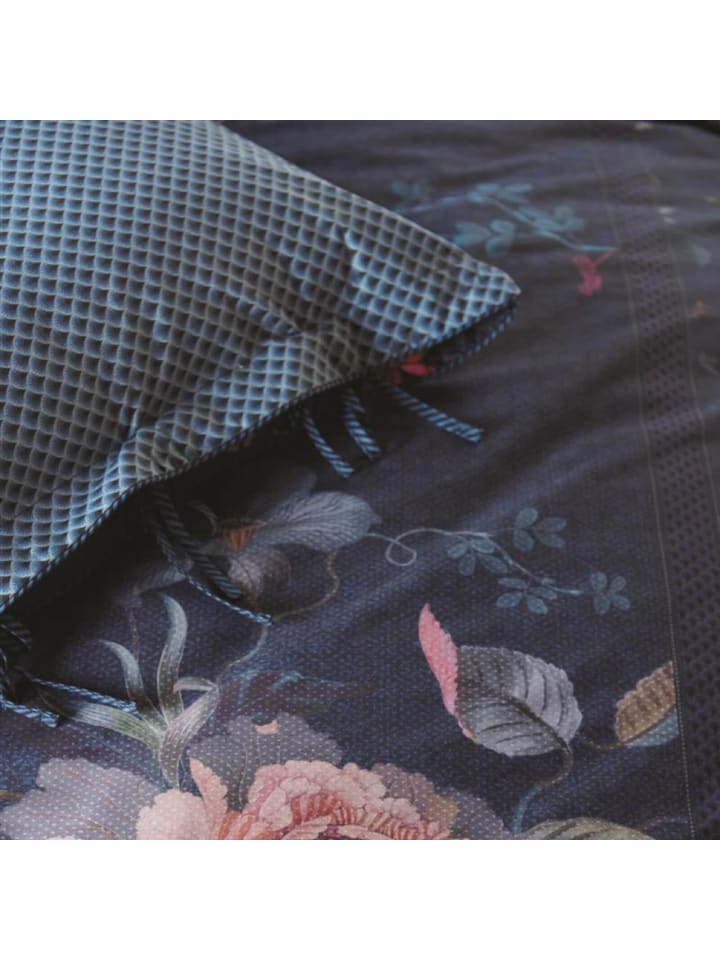 PiP Studio Bettwäsche Tokyo Bouquet in Dunkelblau günstig kaufen