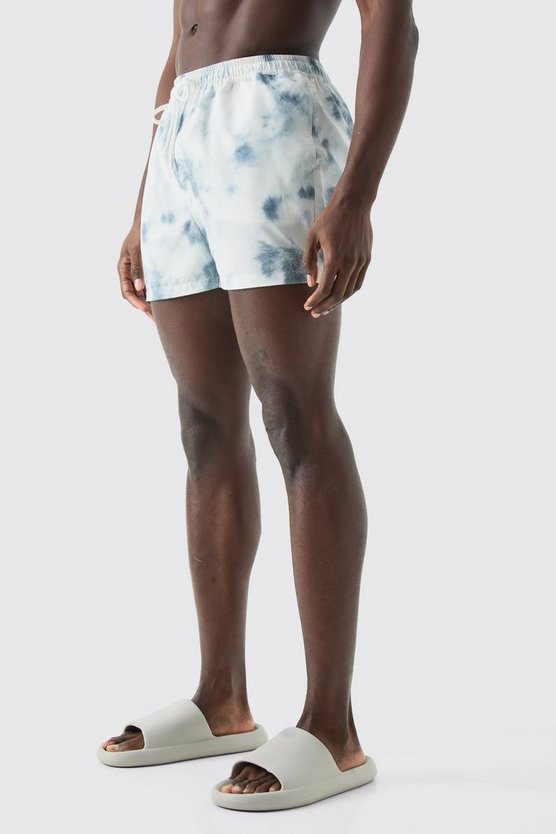 Short Length Tie Dye Swim Short