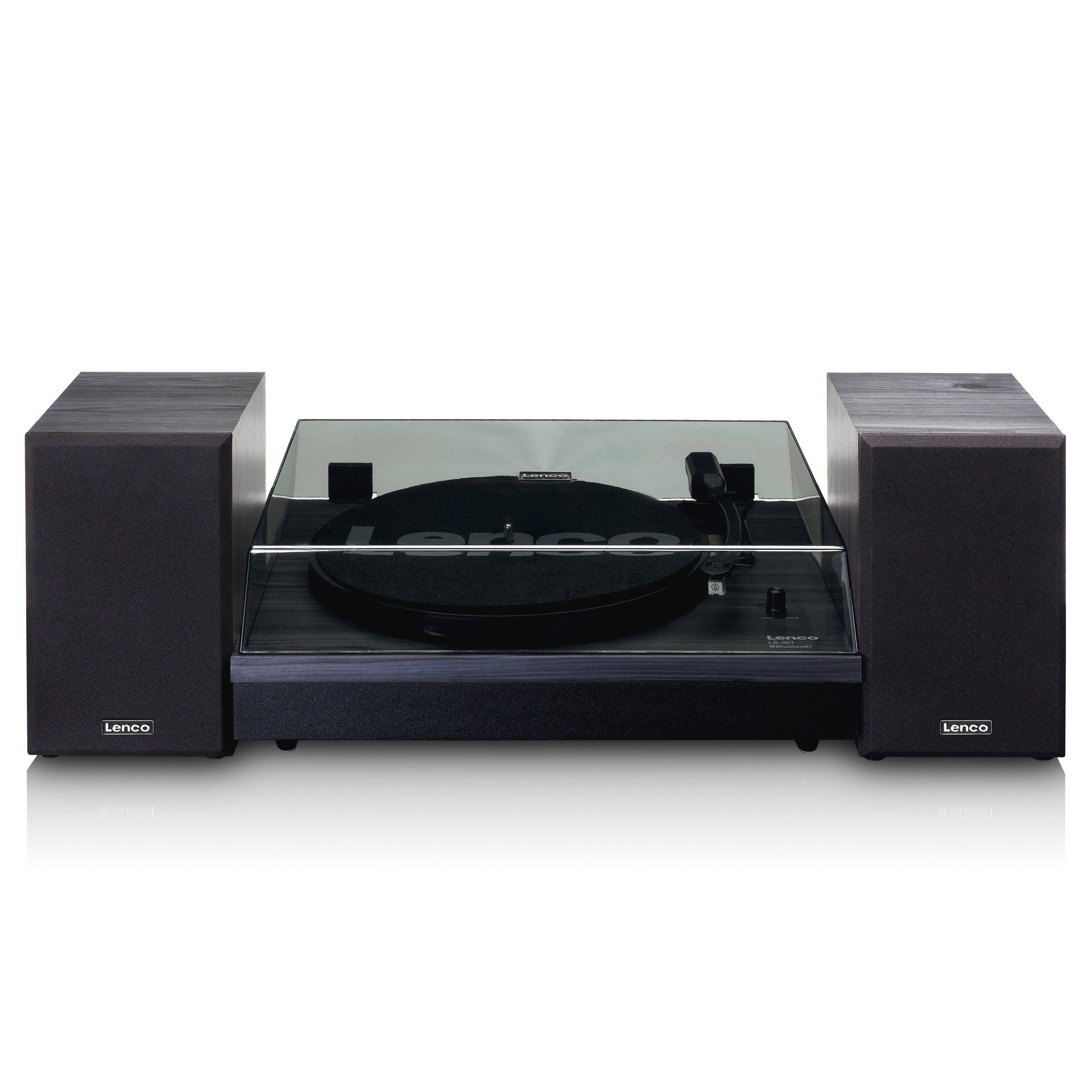 Lenco LS-301BK - Bluetooth Plattenspieler Plattenspieler (Riemenantrieb)