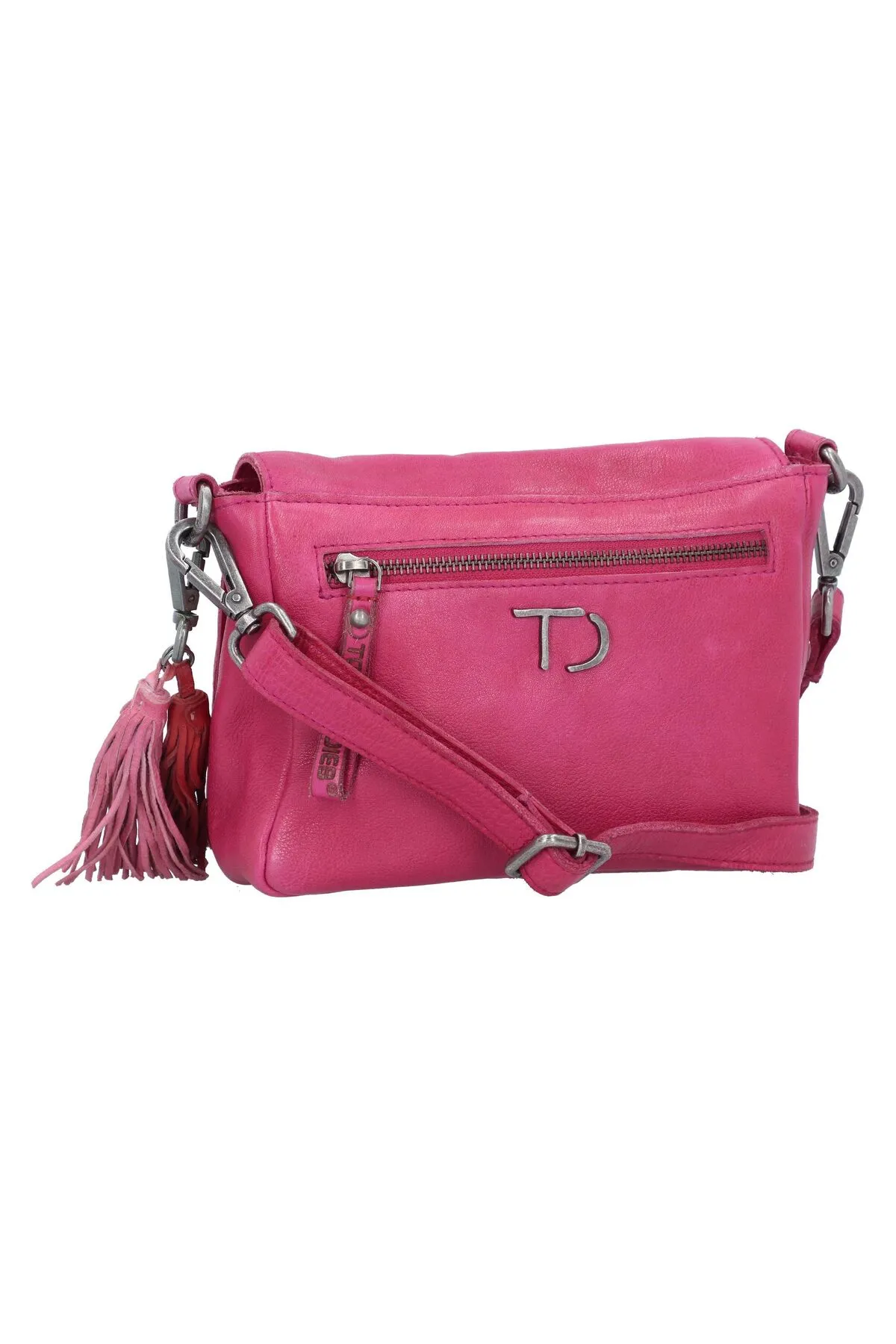 Taschendieb Wien  Paradiesgarten Umhängetasche Leder 21 cm