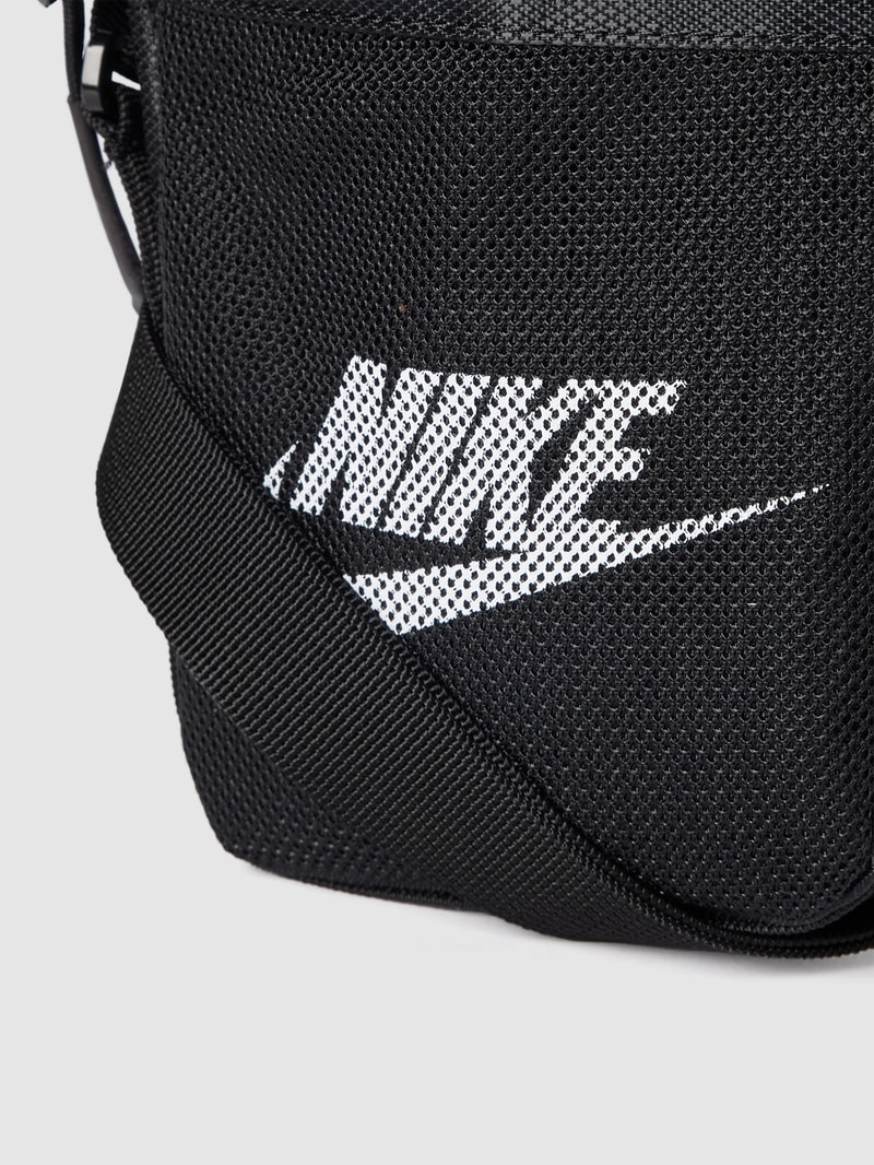Micro Bag mit Label-Print in schwarz