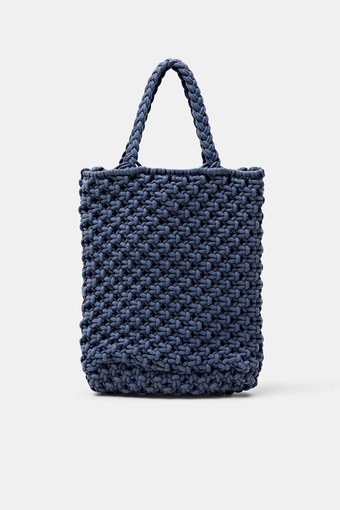Mini Tote Bag aus 100 % gehäkelter Baumwolle