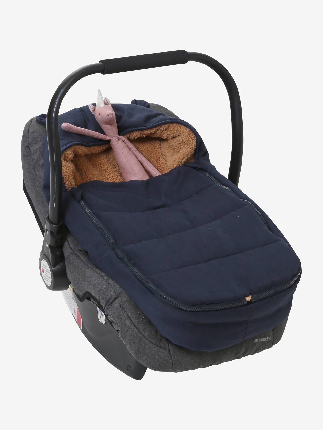 Vertbaudet Fußsack für Kinderwagen & Babyschale, wetterfest - schwarz
