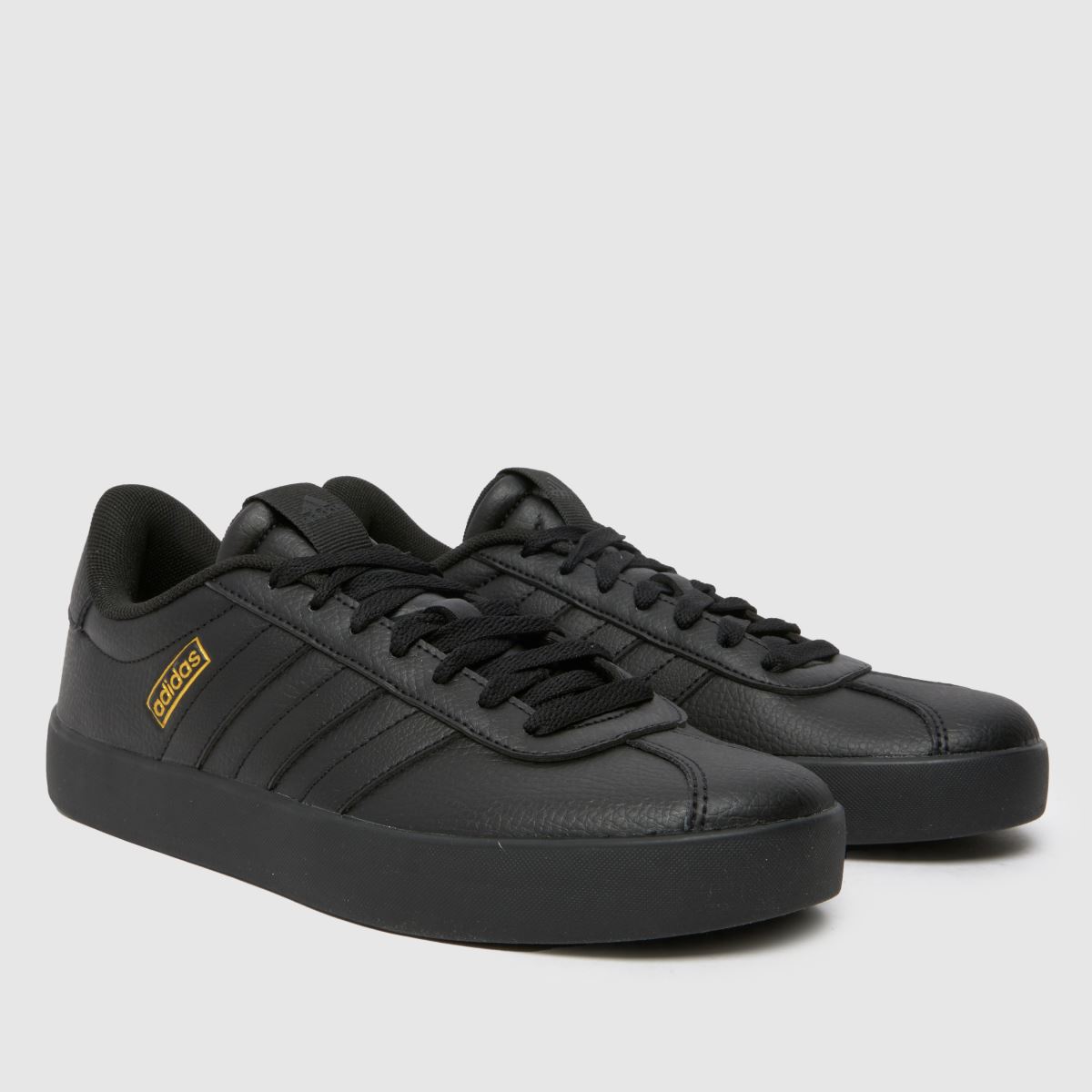 Tenisky adidas vl court 3.0 v černé a zlaté barvě