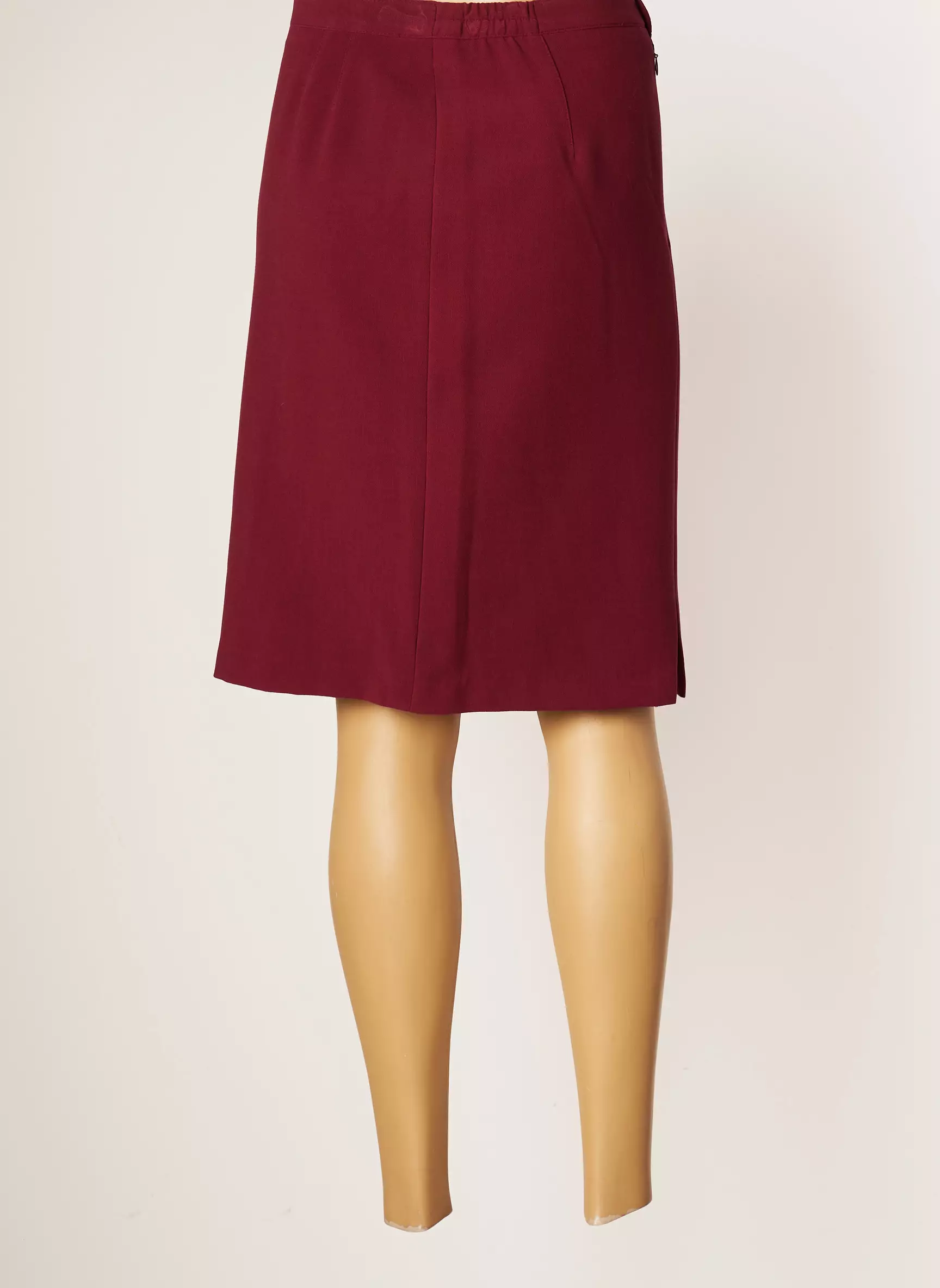 Jumfil Jupes Mi Longues Femme couleur rouge