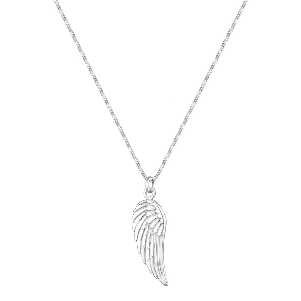 Elli Elli Collier Femmes Ange Pendentif Ailes Symbole Tendance Boho en Argent Sterling Bijoux