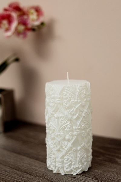 MyFlair Kerze-WHITE