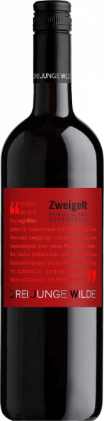 Drei Junge Wilde Zweigelt Burgenland QUW Drei Junge Wilde  trocken - 6er Karton