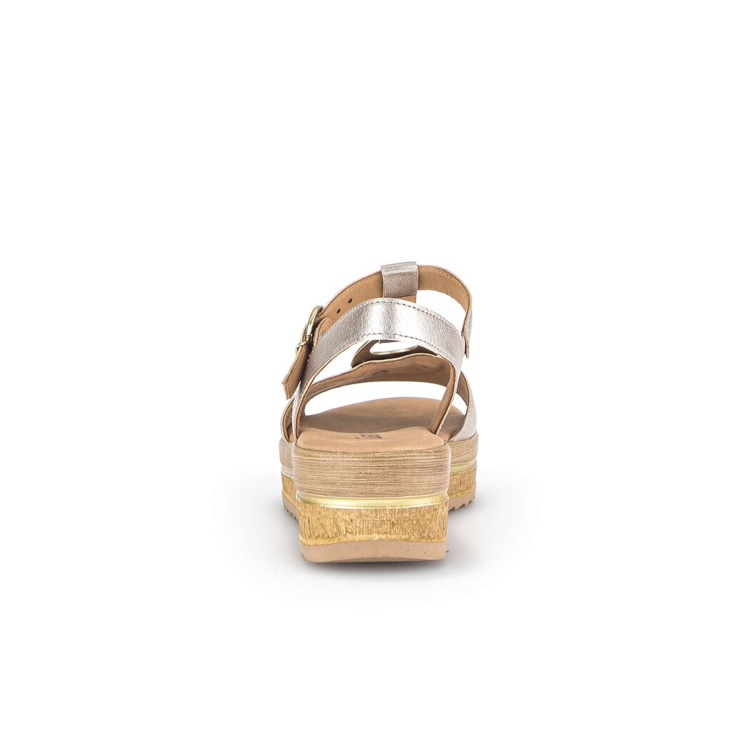 Gabor fashion Plateau Sandale gold