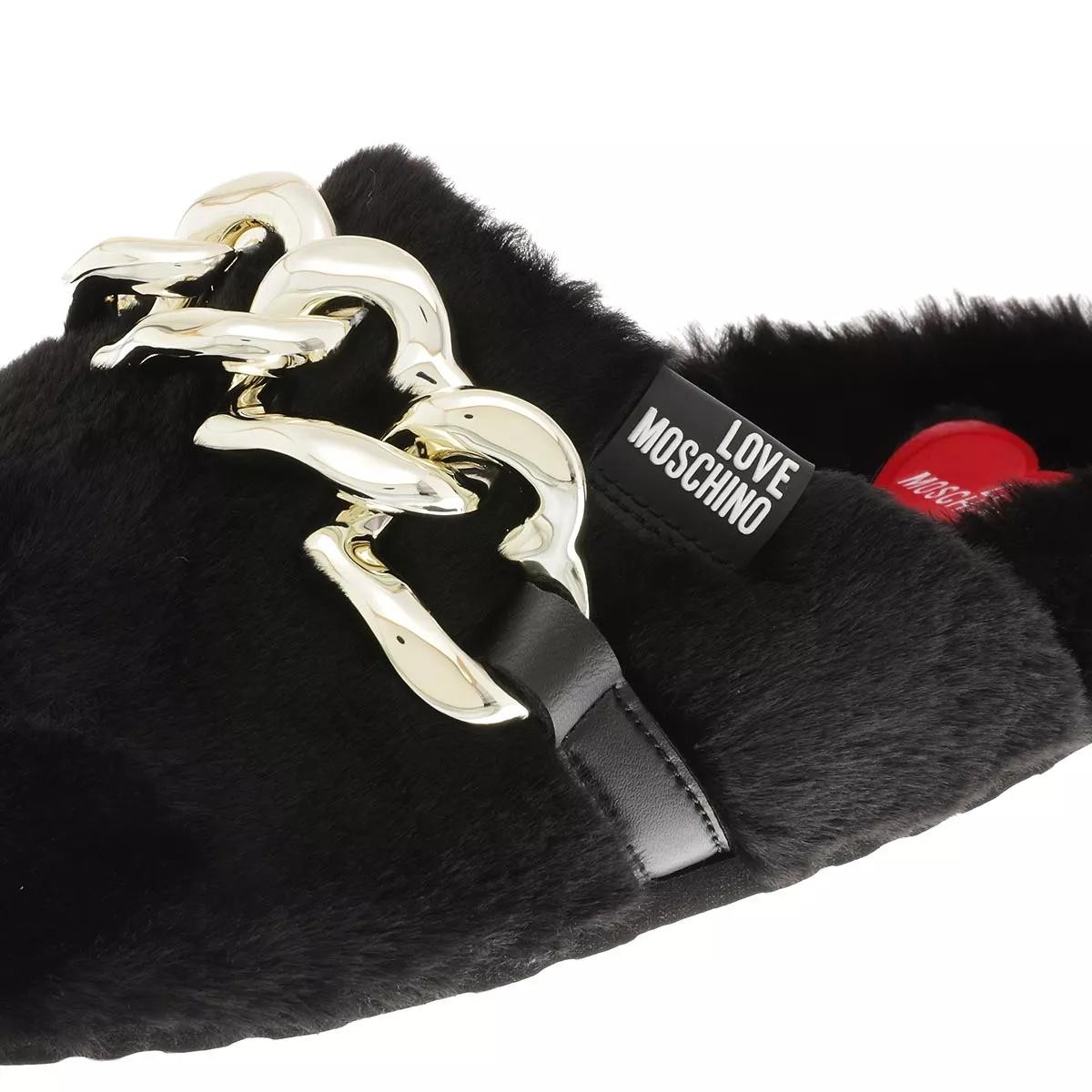 MOSCHINO Pantoletten schwarz Mule