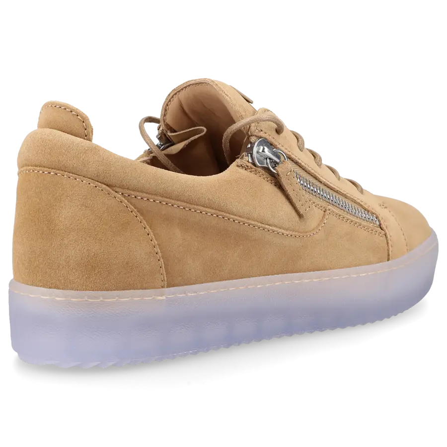 Giuseppe Zanotti - Sneaker low FRANKIE Veloursleder - beige