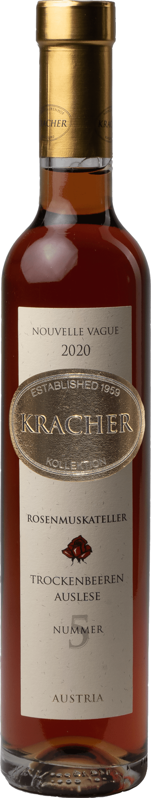 Kracher - Weinlaubenhof: Rosenmuskateller Trockenbeerenauslese No. 5 Nouvelle Vague 2020
