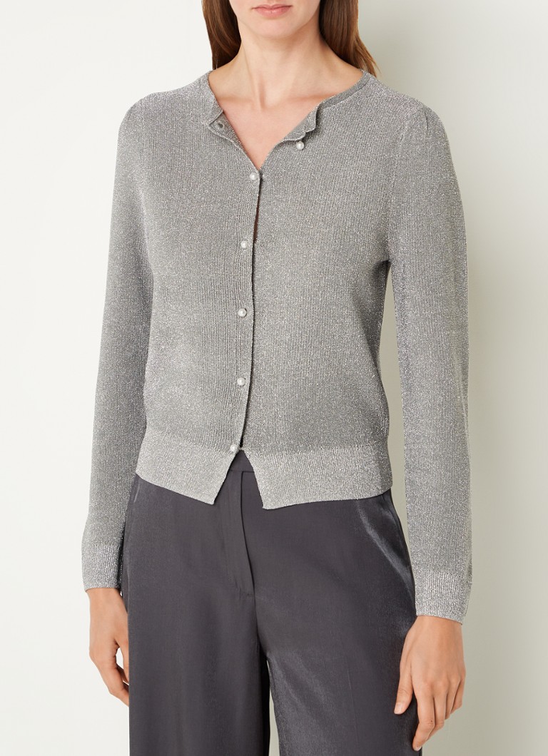 Aaiko Beth, top subțire tricotat cu lurex