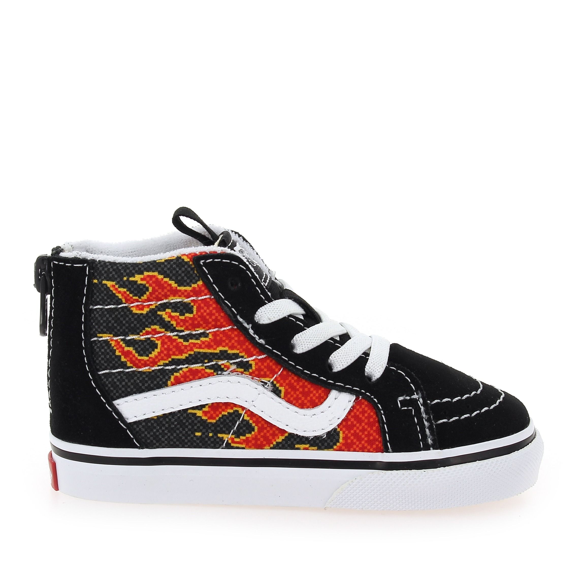 Vans  TD SK8-HI PIXEL FLAME -  Noir