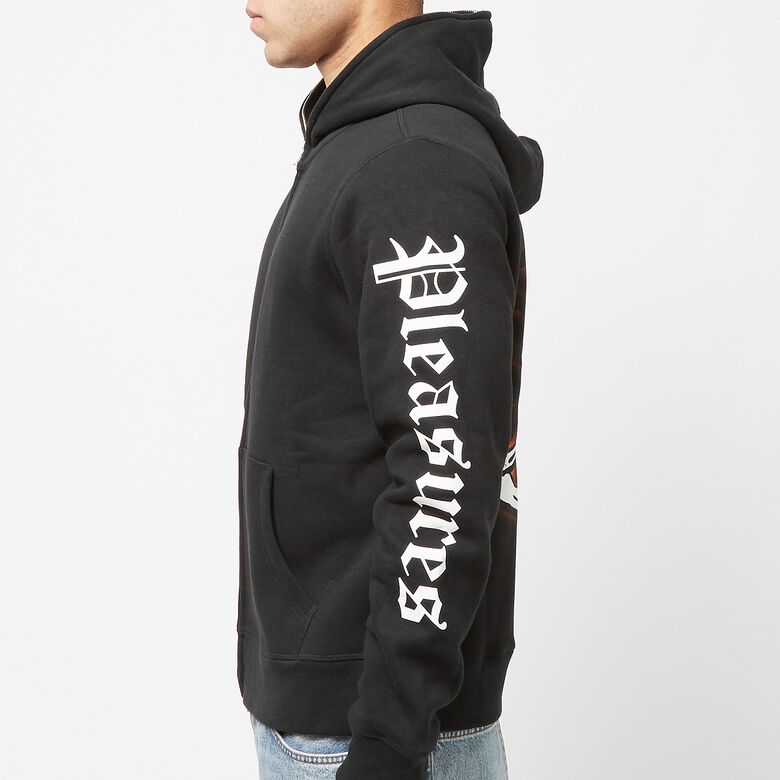 Pleasures Meditation Zip Hoodie black