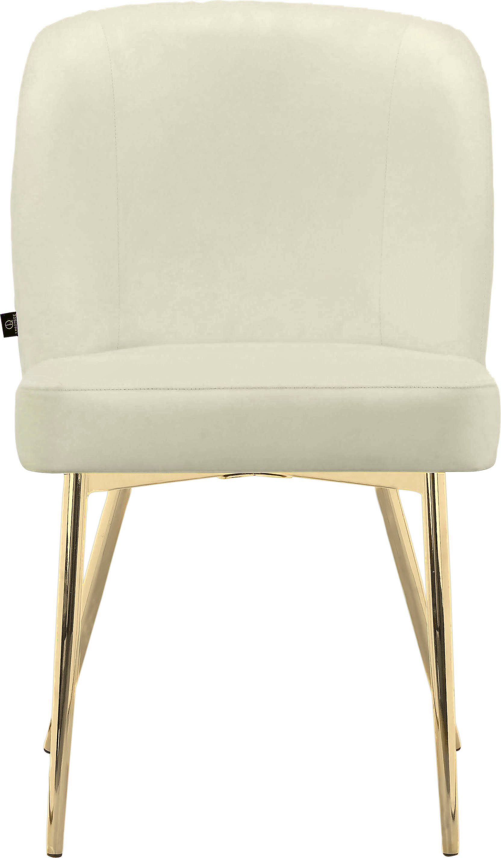 Leonique Esszimmerstuhl Felicity (2 St), im 2er Set erhältlich, mit Sitz und Rücken gepolstert, Sitzhöhe 48 cm