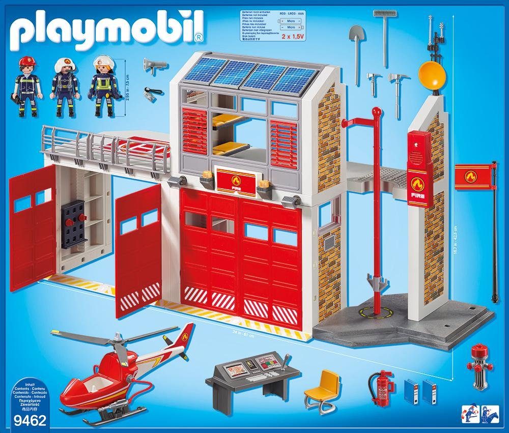 Playmobil® Konstruktions-Spielset Große Feuerwache (9462), City Action, Made in Germany