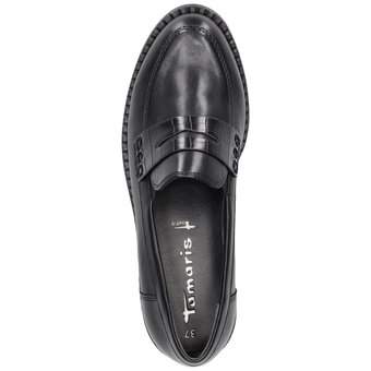 Tamaris Loafer in schwarz