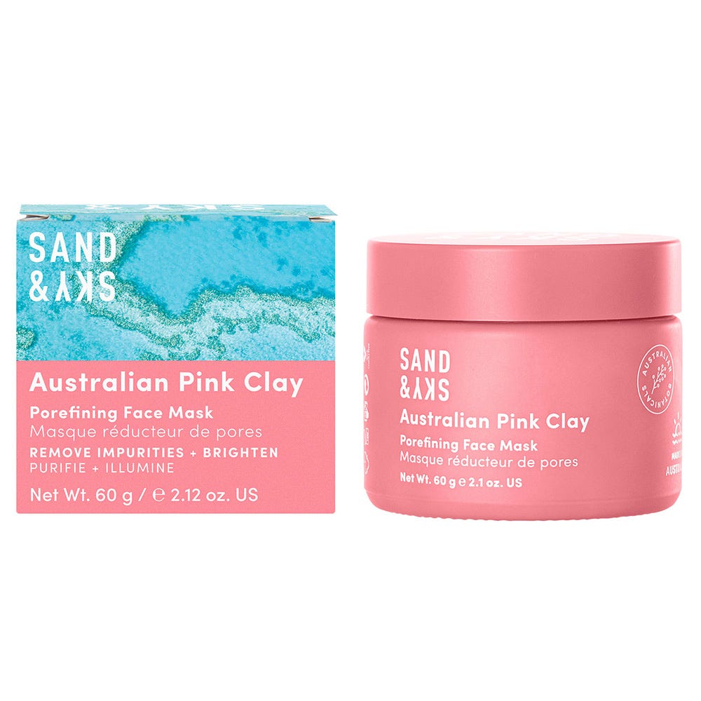 Sand & Sky Australian Pink Clay Porefining Face 60 g