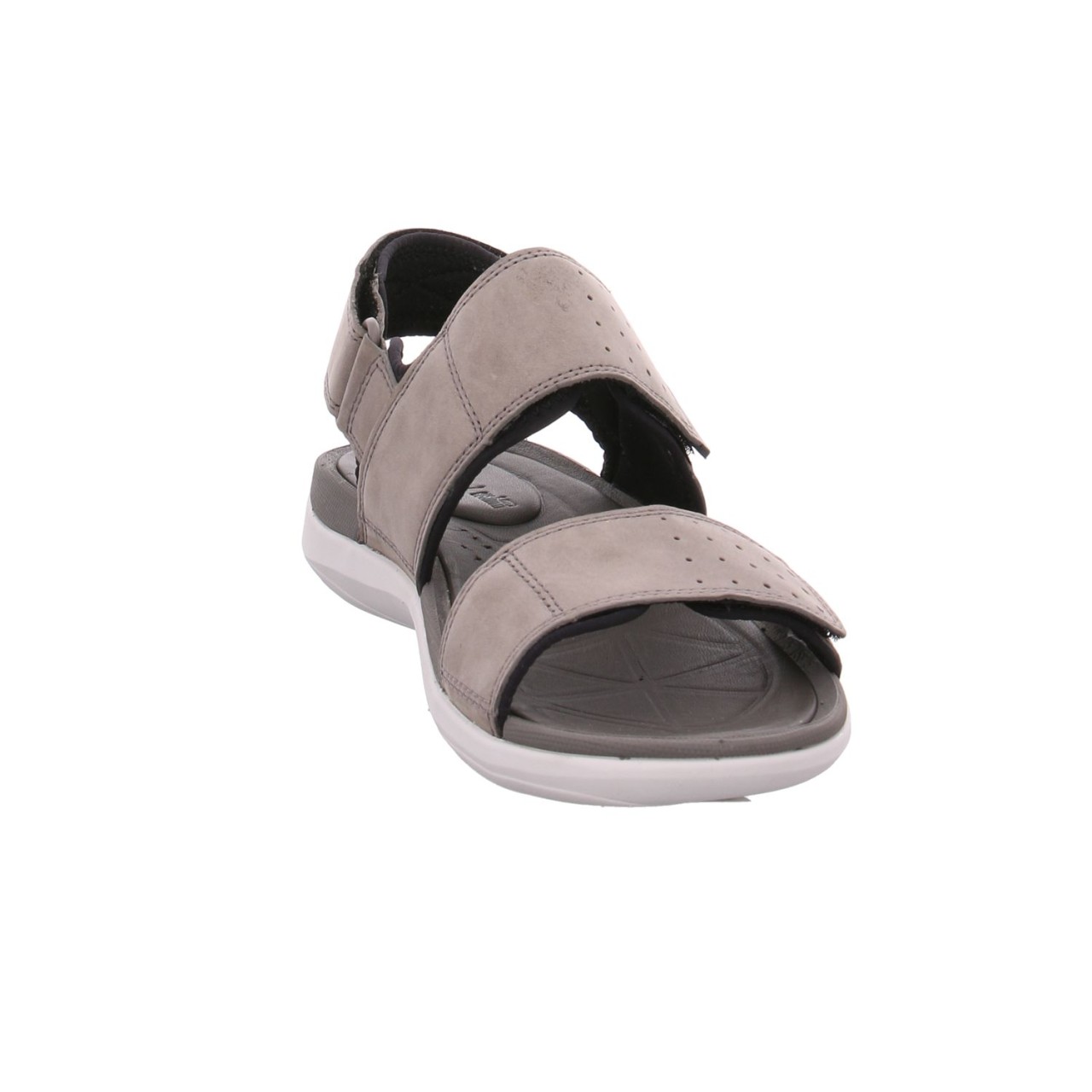 CLARKS Komfort Sandalen grau