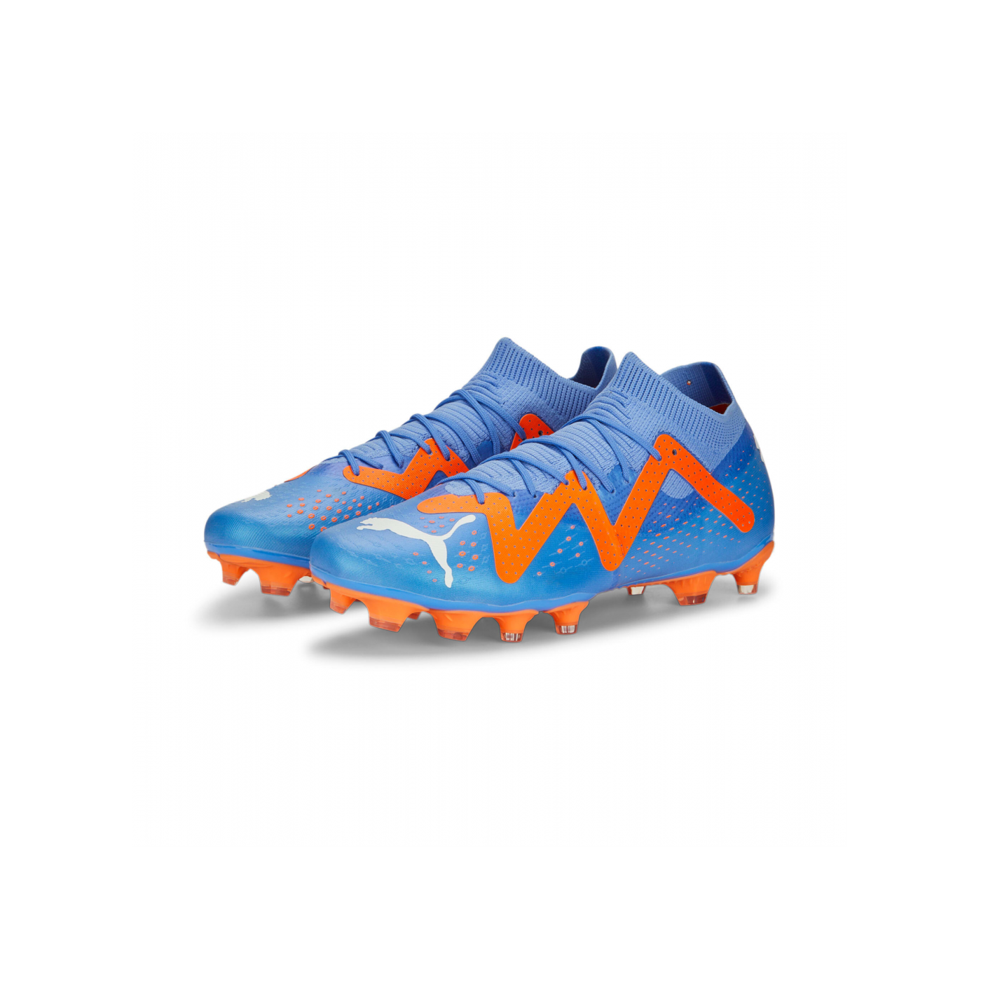 PUMA FUTURE Match FG/AG Supercharge Blau Orange F01
