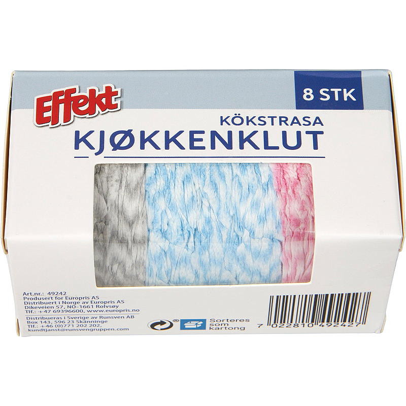Effekt Kjøkkenklut 8-pk Effekt