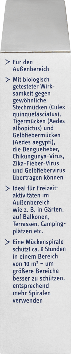 Insektenspirale, 144 g