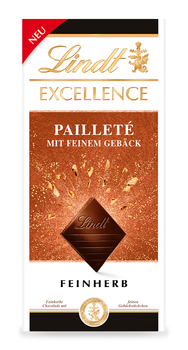 EXCELLENCE Pailleté mit feinem Gebäck, 100g