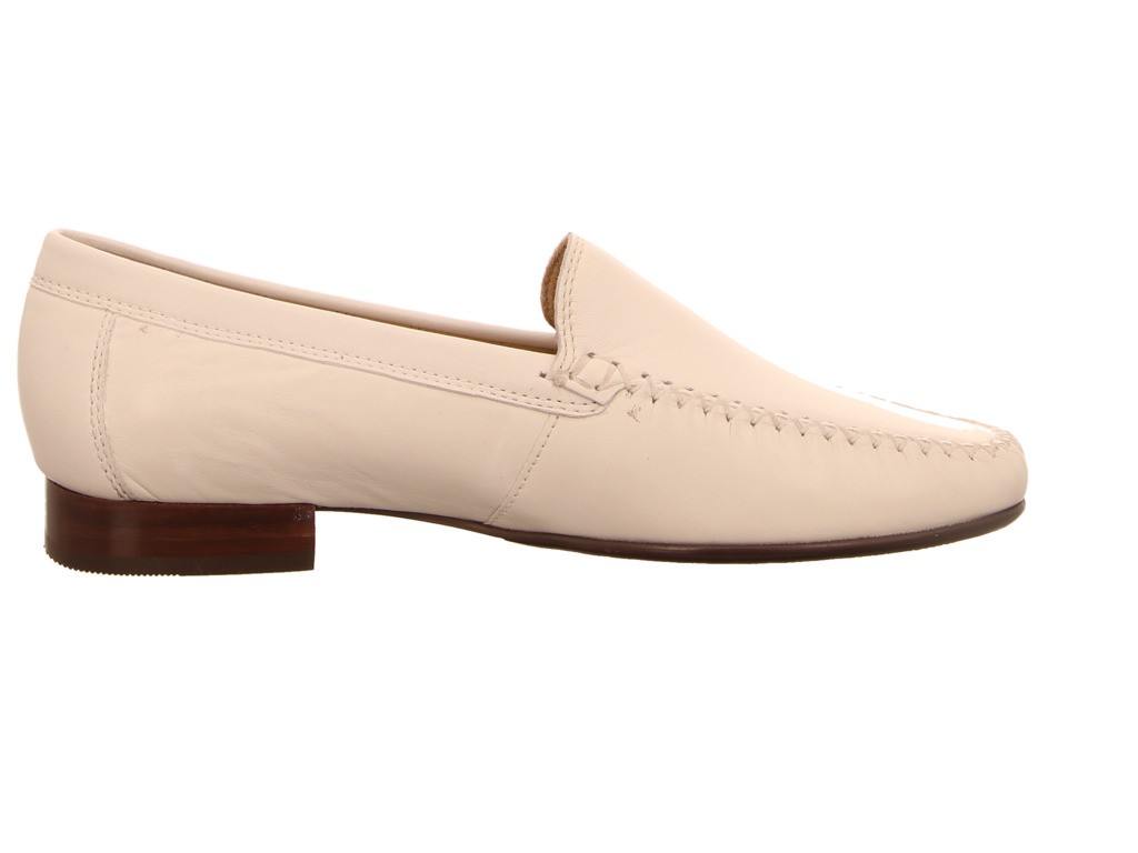 SIOUX Klassische Slipper weiss campina