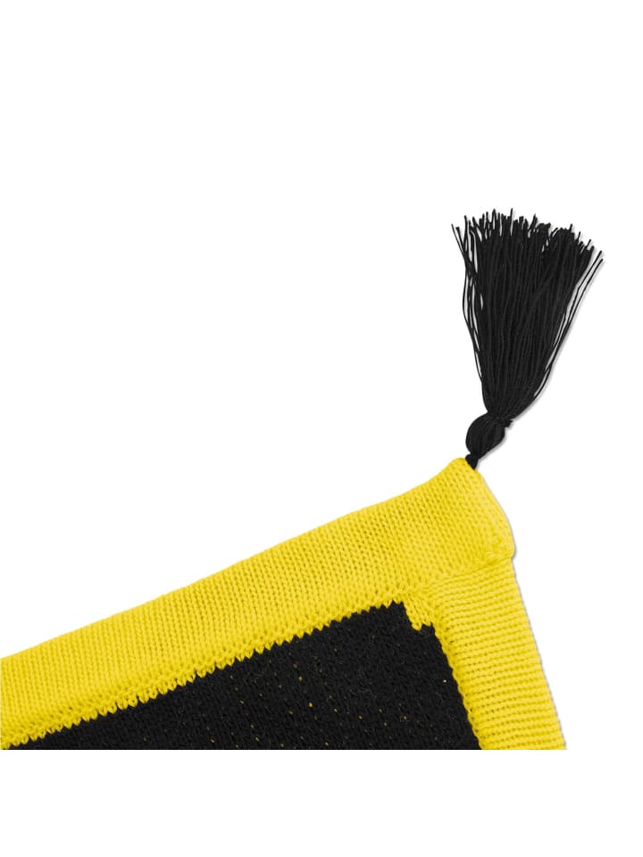 BVB BVB Strickdecke in schwarzgelb günstig kaufen 130 x 170 cm