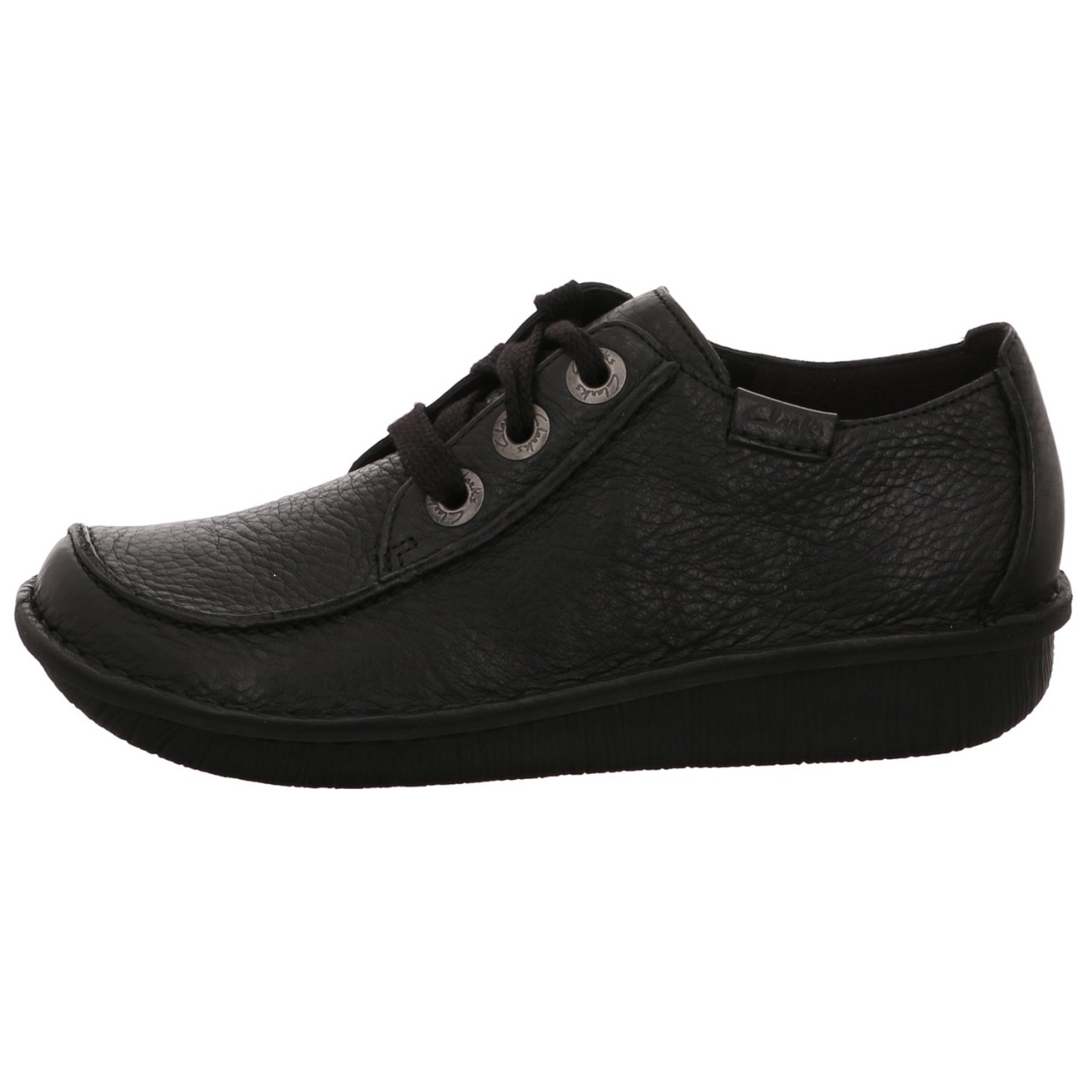 CLARKS Komfort Schnürer schwarz Funny Dream