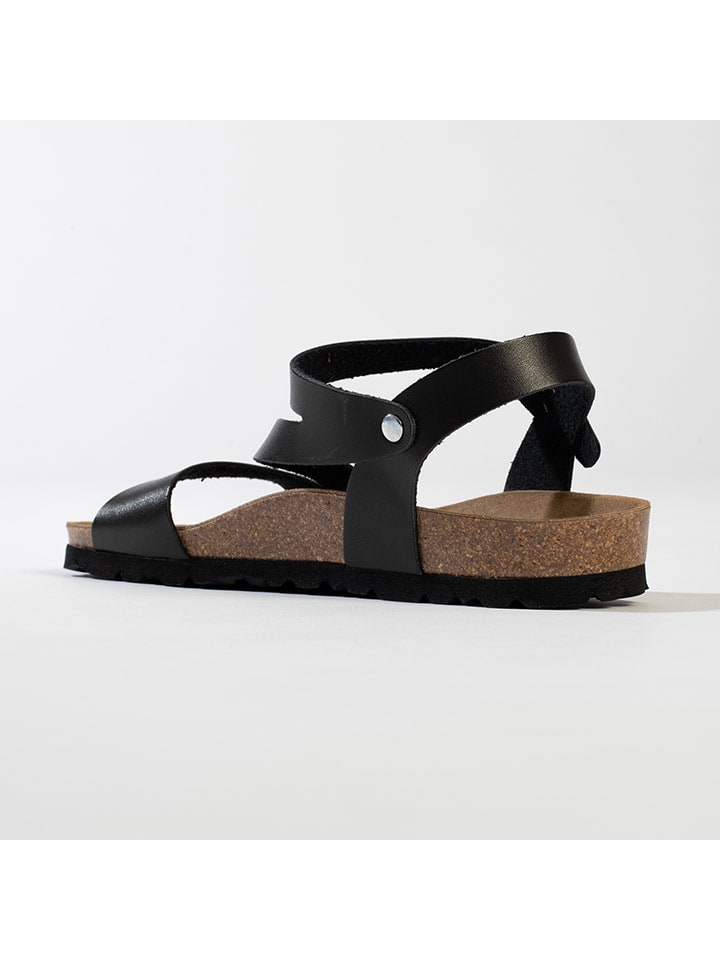 BACKSUN Sandalen in Schwarz günstig kaufen