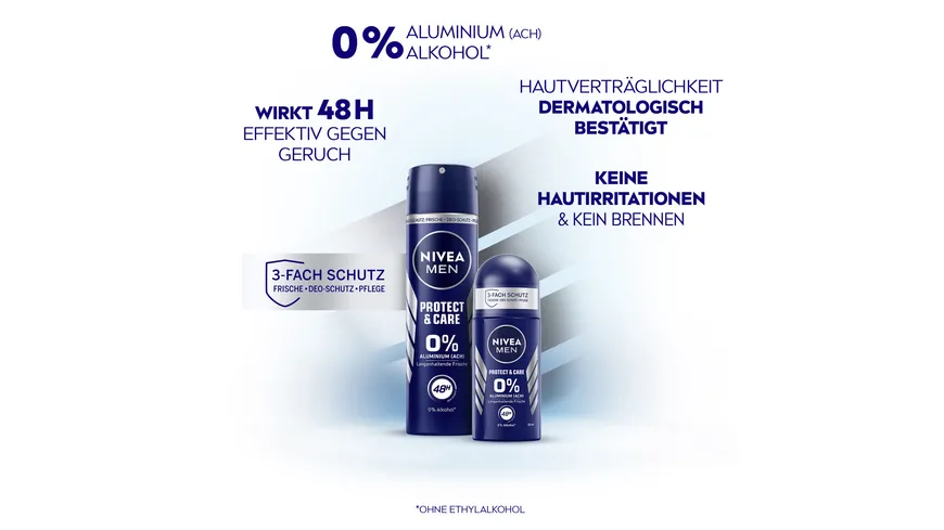 NIVEA MEN Deo Roll-On Protect&Care 50 ml