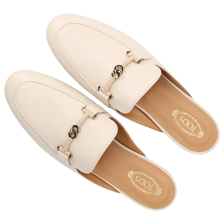 Tod's - Pantoletten 79A0I Kalbsleder - beige