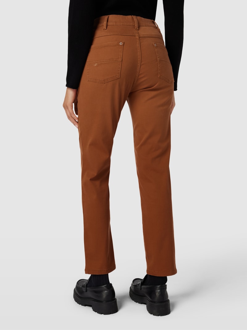 Comfort Fit Jeans im 5-Pocket-Design Modell 'GRETA' in cognac