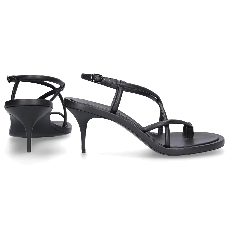 Alexander McQueen - Sandalen STRAPPY Kalbsleder - schwarz