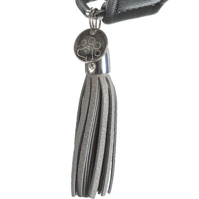 Trixie Active Comfort Halsband für Windhunde, schwarz/grau