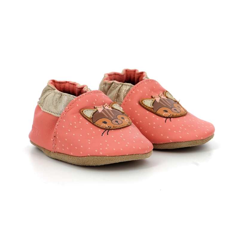 Chaussons cuir tannage vegetal Wheasle Girl