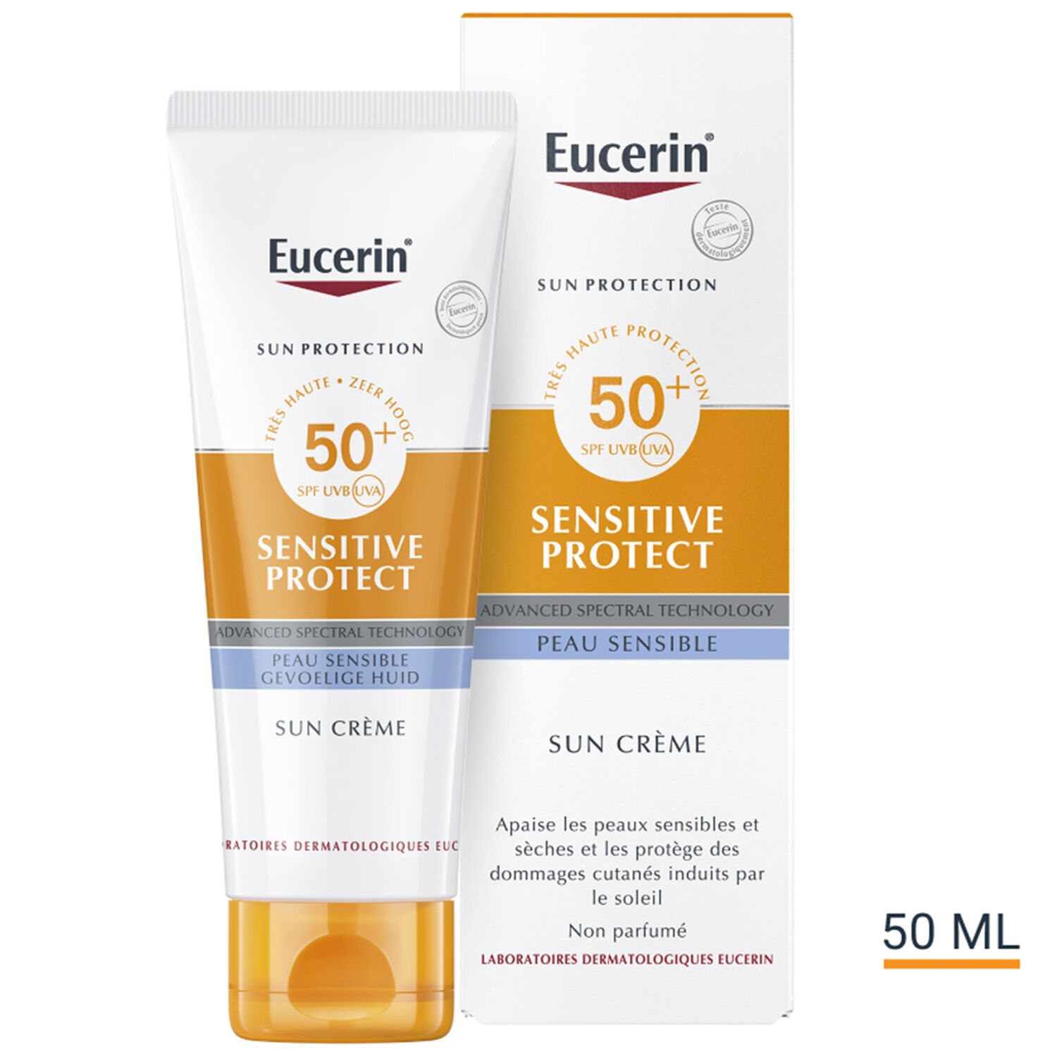 Eucerin Sensitive Protect SPF50+ Crème Très Haute Protection Visage