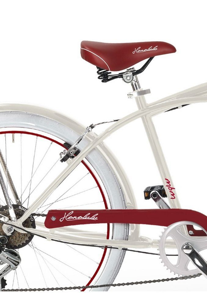 MBM Cruiser Honolulu Man, Mod. 125, 6 Gang Shimano Tourney Schaltwerk, Kettenschaltung