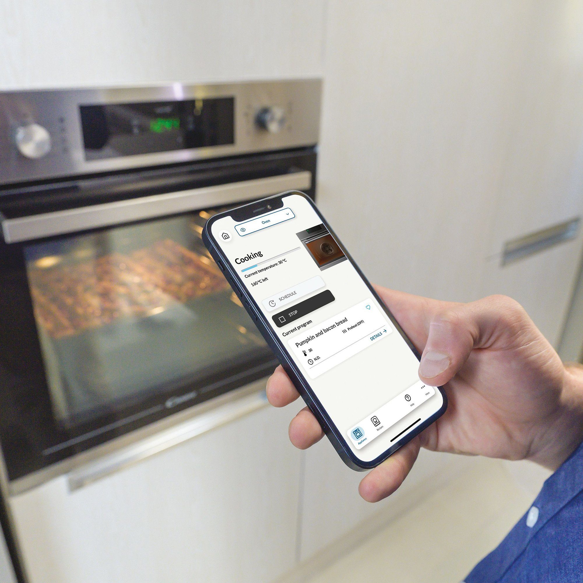 Candy Einbaubackofen FCT896XS WIFI, mit 1-fach-Teleskopauszug, Pyrolyse-Selbstreinigung, Pyrolyse, Display mit Touch Bedienung, WiFi Funktion