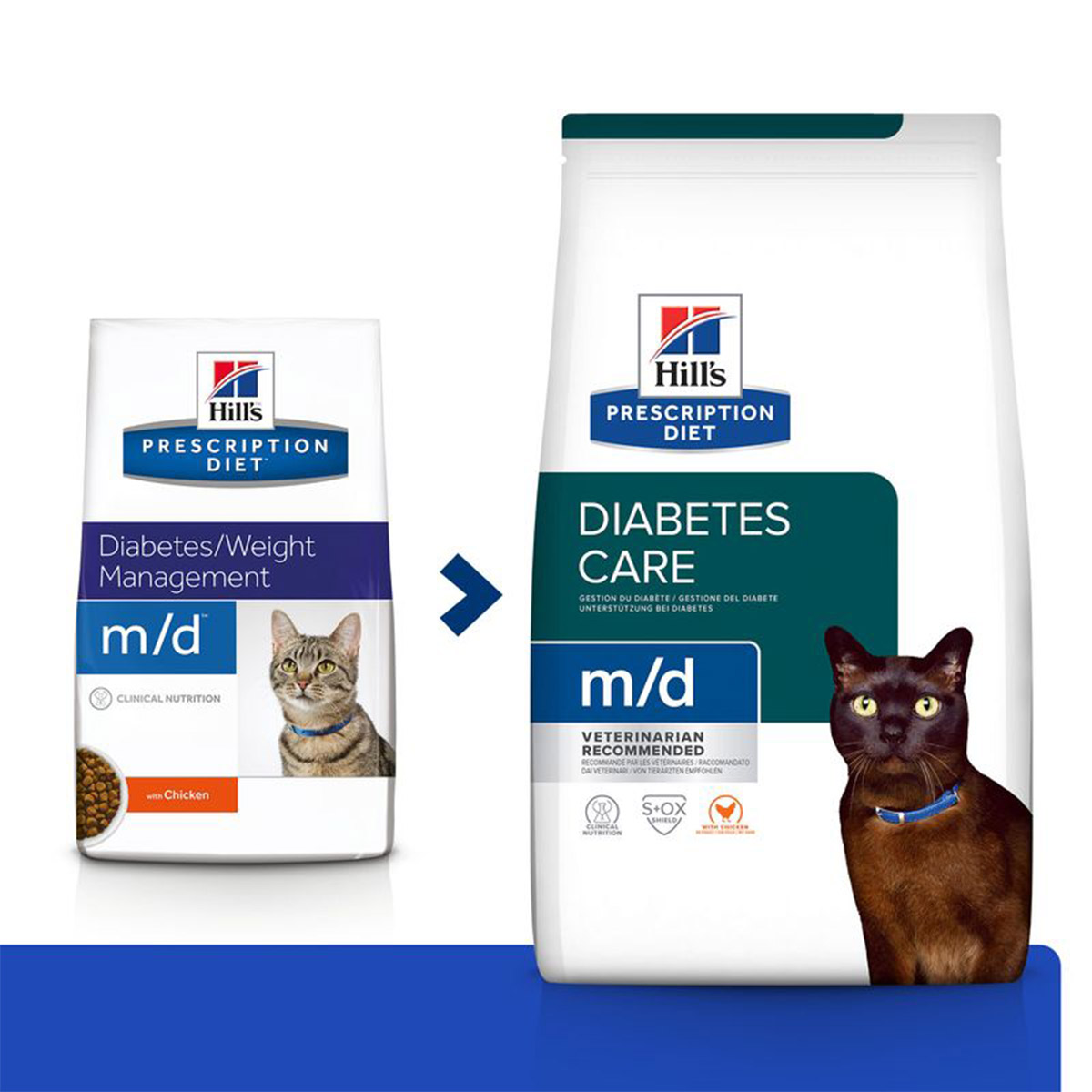 Hill's Prescription Diet m/d mit Huhn 3kg kaufen