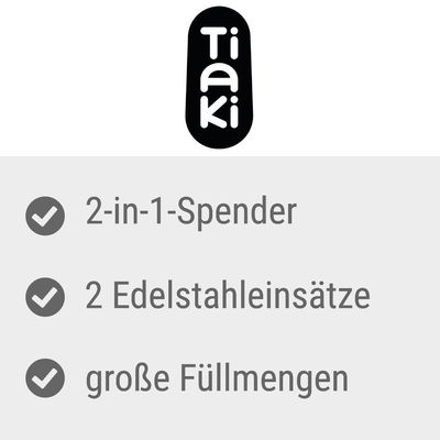 TIAKI Futter- und Wasserspender, hellblau